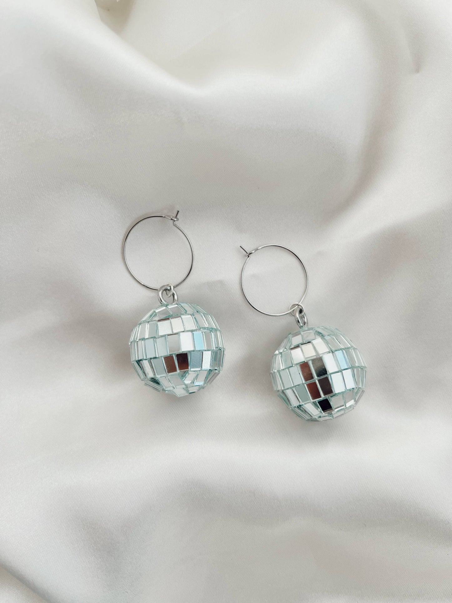 Disco Ball Earrings - Sparkle, Holiday, New Years, Party, 21