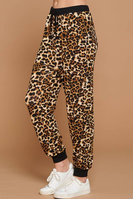 Leopard Joggers