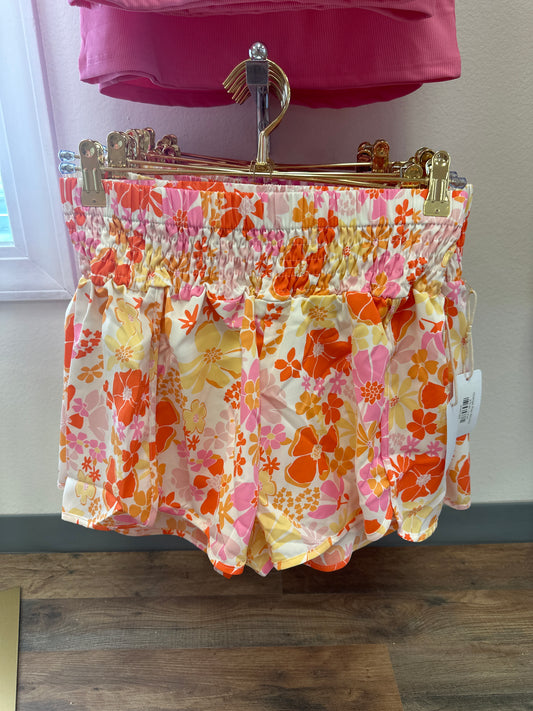 Orange Pop Shorts