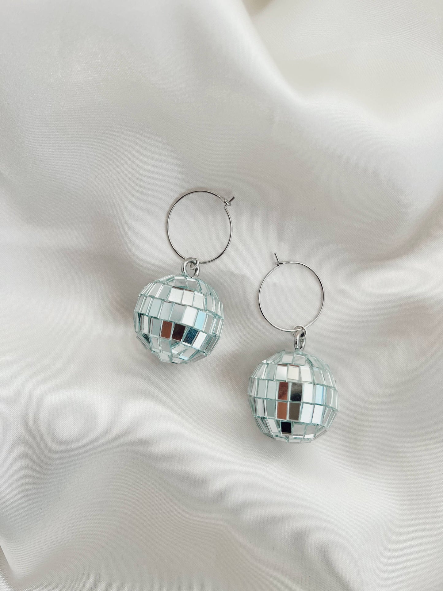 Disco Ball Earrings - Sparkle, Holiday, New Years, Party, 21