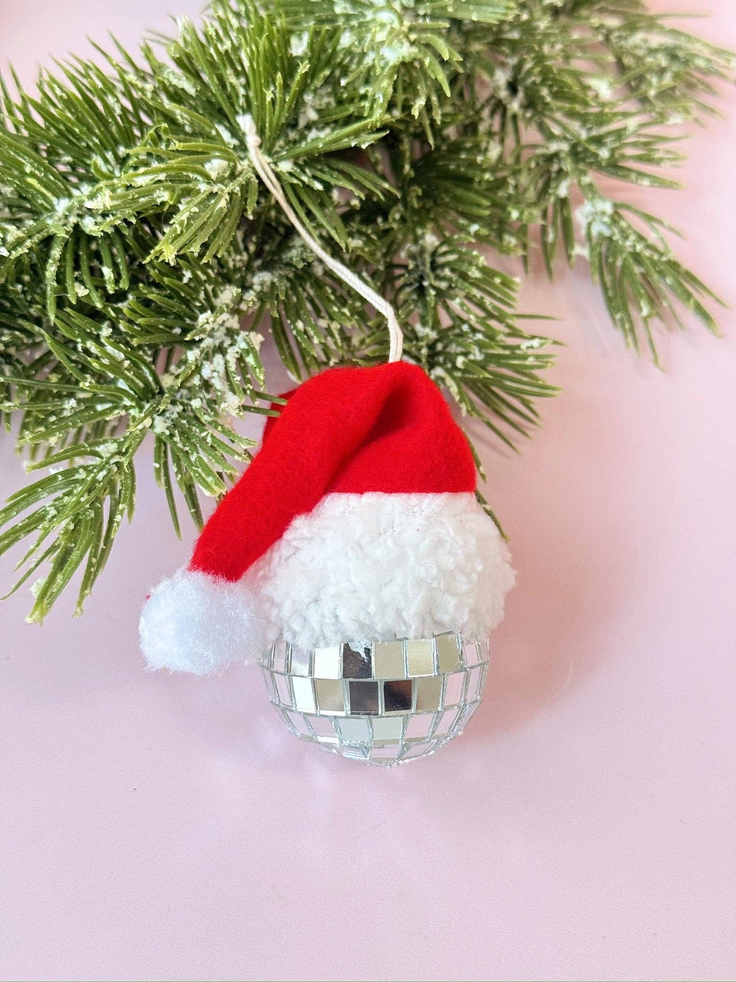 Disco Santa Hat Car Hanger / Ornament