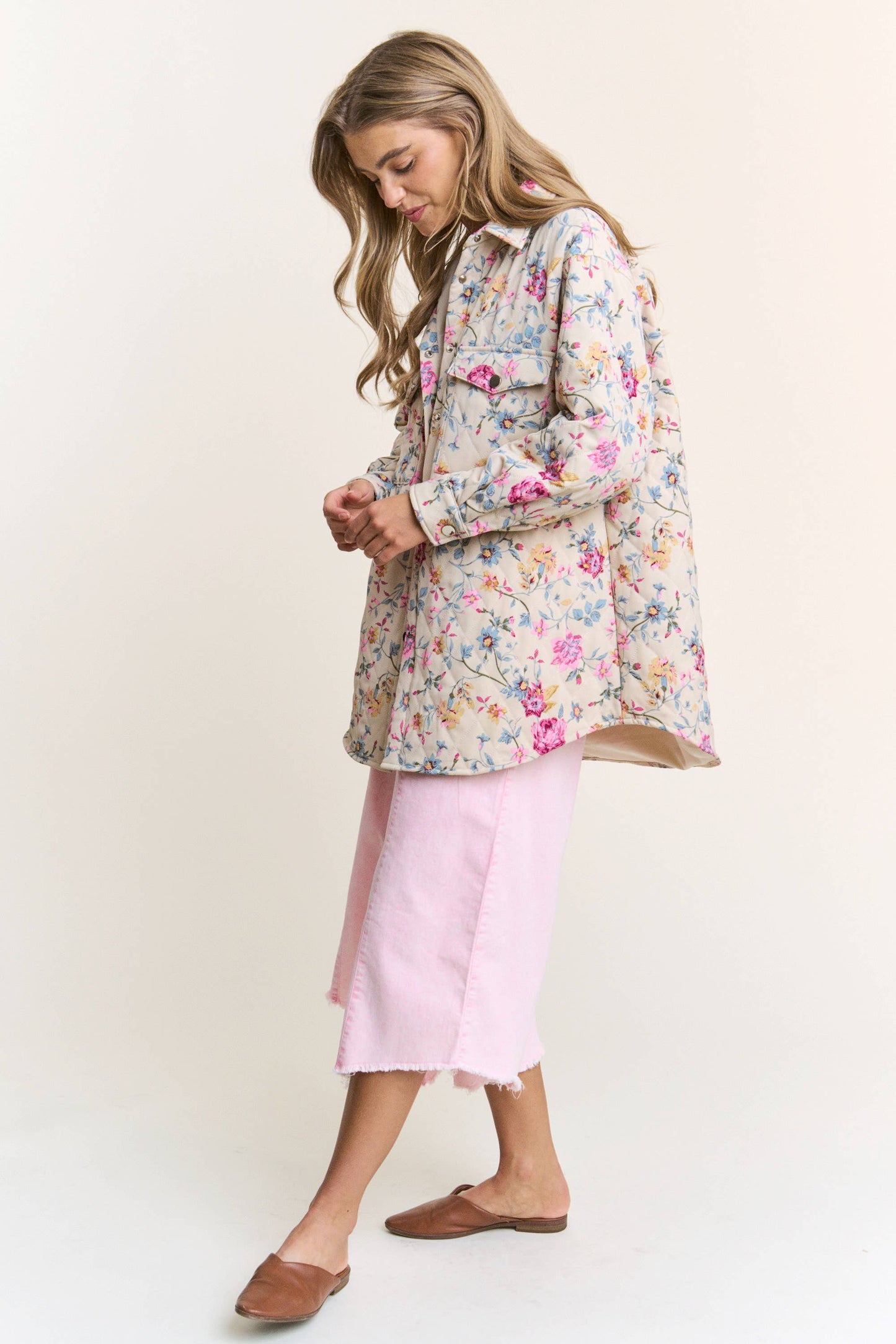 Petal Harvest Button Down Jacket