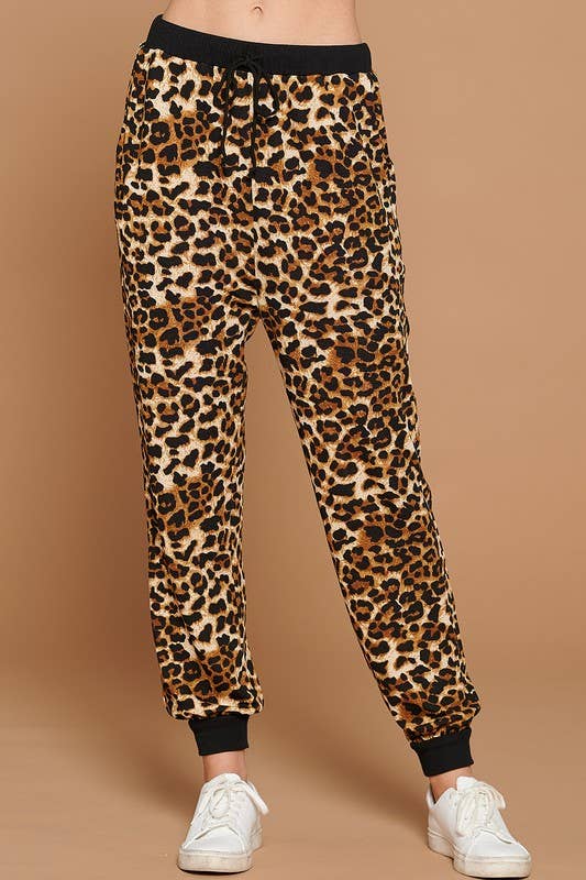 Leopard Joggers