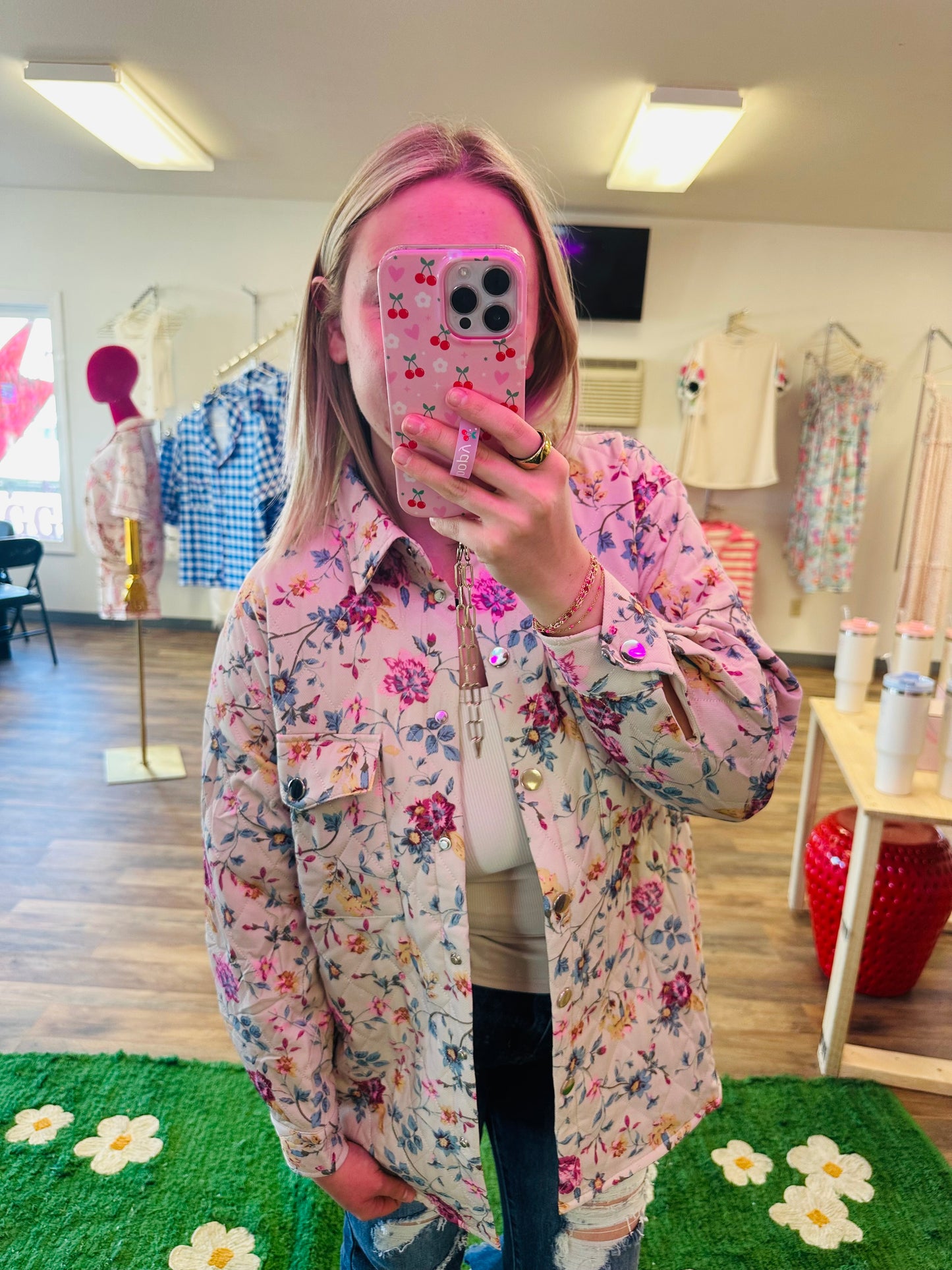 Petal Harvest Button Down Jacket