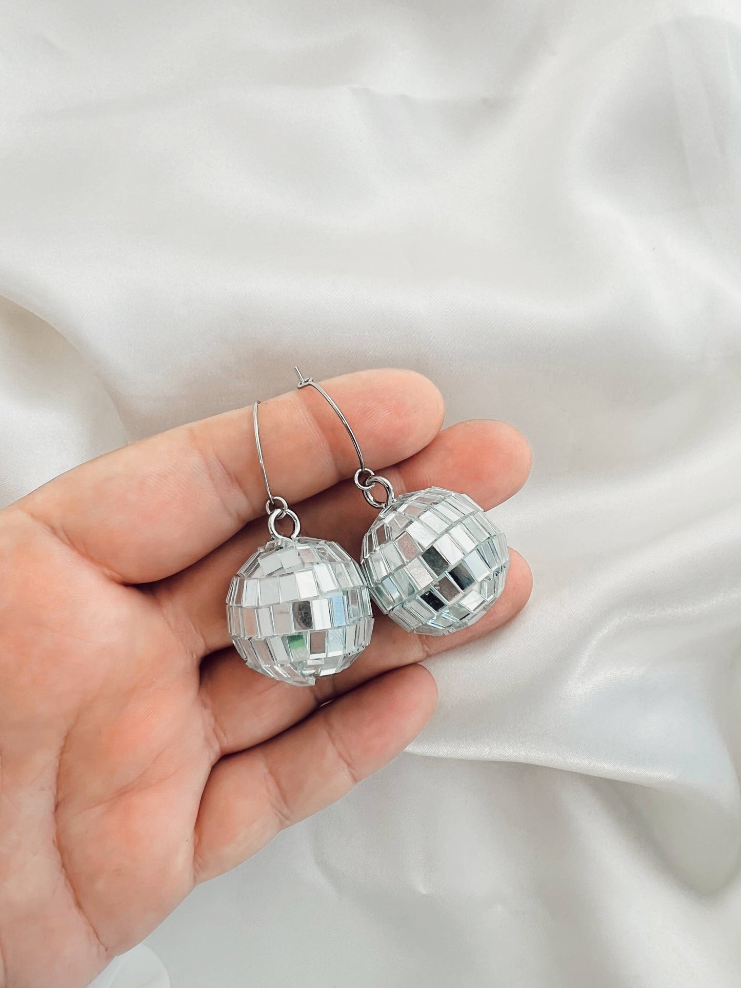 Disco Ball Earrings - Sparkle, Holiday, New Years, Party, 21