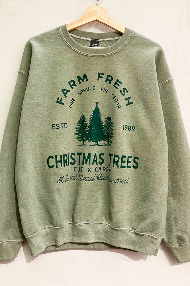 Farm Fresh Christmas Trees Sweatshirt