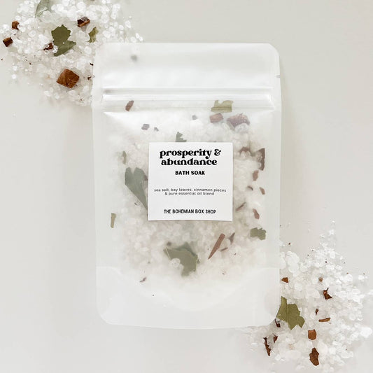 Prosperity & Abundance Bath Soak - 2oz or 4oz Bath Salts