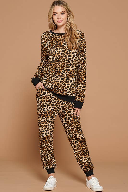 Leopard Joggers