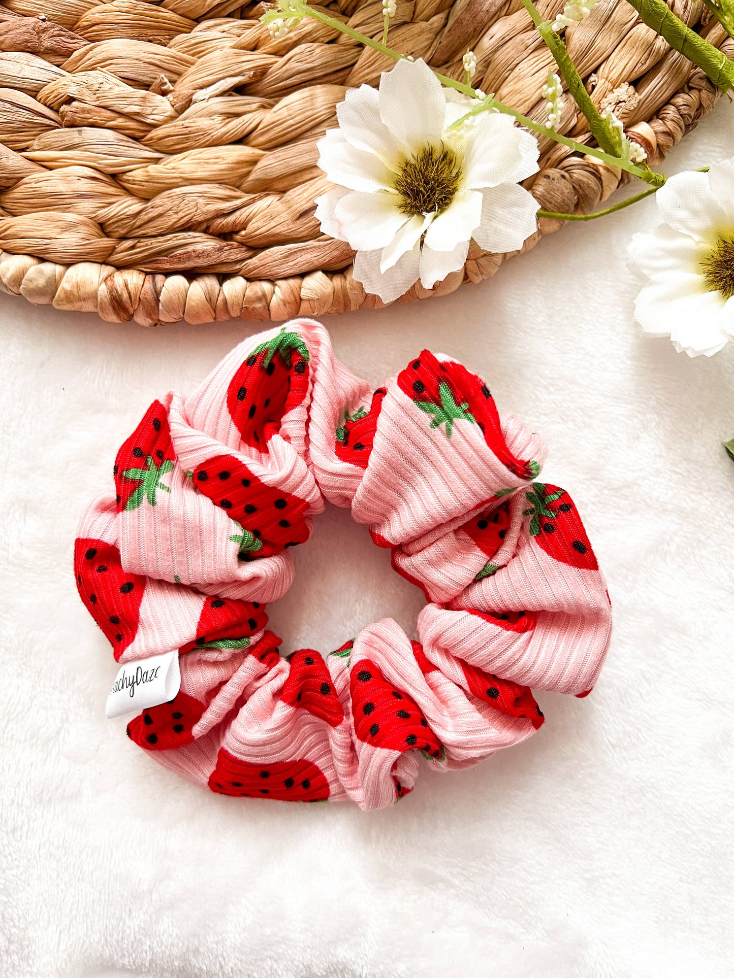 Strawberry Scrunchie