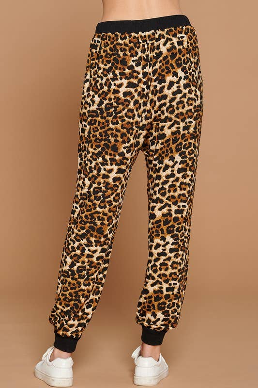 Leopard Joggers