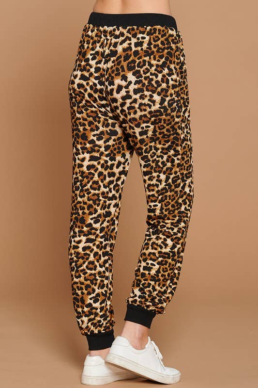 Leopard Joggers